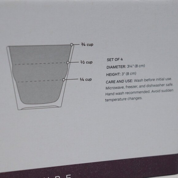 BNIB Epicure Set of 4 Perfect Portions Dessert Cups Gloss White 3 1/4 x 3" - Picture 4 of 6